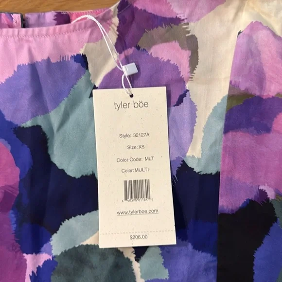 🌸Deal🌸 NWT Tyler Boe Trina spring blouse top in pink and purple - Picture 4 of 13